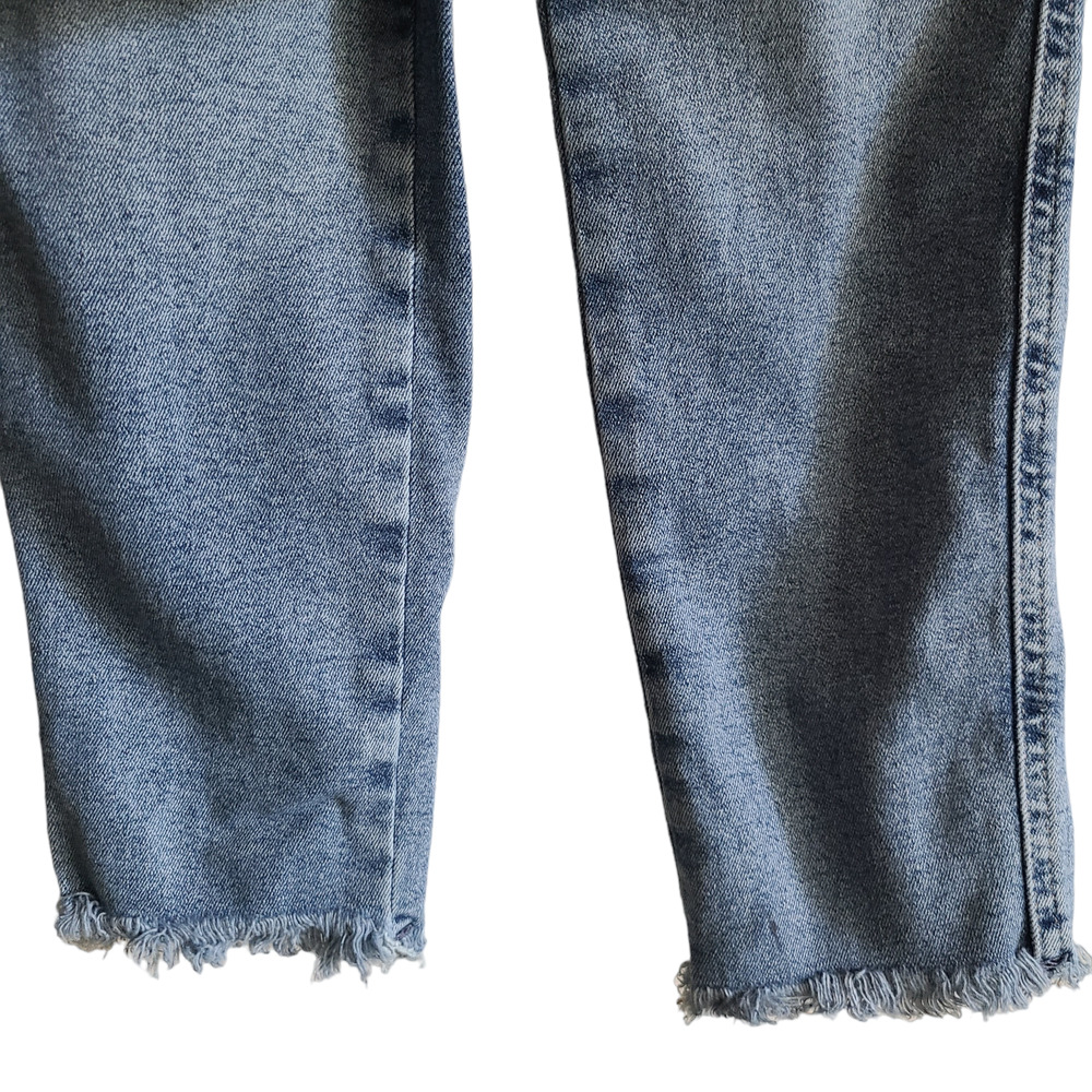 WE THE‎ FREE High Rise Skinny Raw Hem Stretch Denim Jeans Women's 30 - Picture 7 of 12